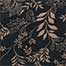 Silk Fern Floral Tie, Black/Gold, swatch